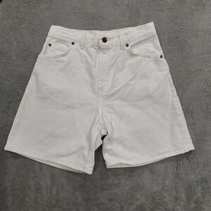 Vintage Levis Shorts‎ Orange Tab Womens Size 10 Relaxed Fit White Made in USA